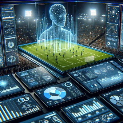 un sistema de IA que analiza datos deportivos mediante algoritmos complejos