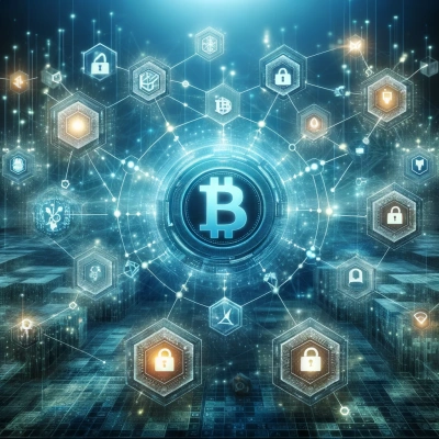 representación visual de la tecnología blockchain